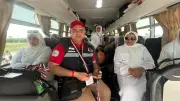 انطلاق الفوج الأول من حجاج الجمعيات الأهلية بكفر الشيخ إلى الأراضي المقدسة