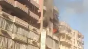 مصرع طفلين شقيقين في حريق شقة بالمنصورة بسبب ماس كهربائي