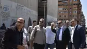 محافظ بورسعيد يتفقد منطقة شباب المدينة بحي الزهور تمهيداً لتطويرها