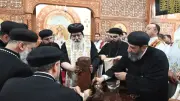 تذكار تكريس كنيسة الشهيدة دميانة بالمعصرة يشهد حضورًا كبيرًا