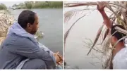 صرخات أب تهز القلوب أثناء البحث عن نجله الغريق في سوهاج