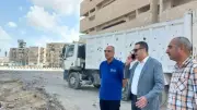 نائب محافظ بورسعيد يتفقد إزالة الرتش بمنطقة بروتكس بالضواحي