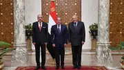 الرئيس السيسي يستقبل وزيري خارجية الجزائر وتونس لبحث التطورات الإقليمية