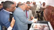 محافظ بني سويف يتفقد معرض أضحى مبارك ومنفذ حياة كريمة استعداداً للعيد