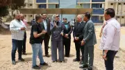 محافظ الوادي الجديد تتفقد إنشاء معهد تكنولوجيا المعلومات والاتصالات