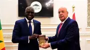 لقاء هشام بدوي مع رئيس البرلمان السنغالي وسفراء أفريقيا