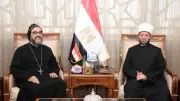 وزير الأوقاف يستقبل راعي الكنيسة السريانية للتهنئة بعيد الأضحى