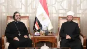 وزير الأوقاف يستقبل راعي الكنيسة السريانية للتهنئة بعيد الأضحى