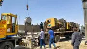 وصول مولدات دعم جديدة لمجمع كهرباء الفرافرة لتعزيز استقرار التغذية الكهربائية