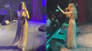 نانسي عجرم تشعل مسرح الأولمبيا في باريس بأغانيها الحماسية
