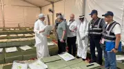 بعثة الحج الرسمية تنهي تجهيز مخيمات القرعة بعرفات ومنى