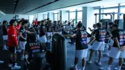 منتخب مصر يؤدي تدريبات صباحية في الجيم استعداداً لودية روسيا