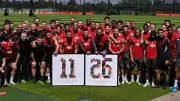 هدية تذكارية لمحمد صلاح في مرانه الأخير مع ليفربول