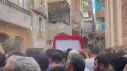 تشييع جثمان ضحية زوجها بقرية السيفا في طوخ وسط حزن الأهالي