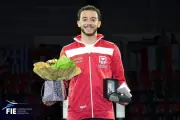وزير الرياضة يهنئ محمد السيد بعد التتويج بذهبية كأس العالم للمبارزة