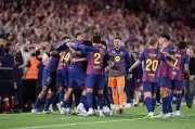 برشلونة يخسر أمام فالنسيا في ليلة احتفال الفريق الكتالوني بلقب الدوري