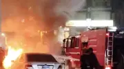 السيطرة على حريق بسيارة نقل بجوار محطة وقود في أسوان