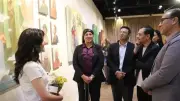 افتتاح معرض ملتقى الغربية للرسم والتصوير في الهناجر بحضور رئيس قصور الثقافة
