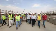 وزير النقل يتفقد مشروع القطار الكهربائي السريع في جولة موسعة