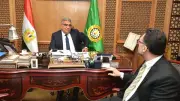 محافظ الدقهلية يبحث مع رئيس شركة وسط الدلتا للكهرباء تطوير قطاع الطاقة