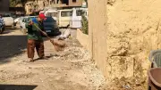 رفع تراكمات القمامة بمحيط دائري المنيب وشارع الشيمي ببولاق