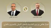 وزير الخارجية يبحث مع نظيره التركي جهود خفض التصعيد الإقليمي