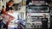 ضبط سائق نقل ثقيل رقص أثناء القيادة بالجيزة واعترف بالمزاح