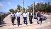 محافظ دمياط يتفقد كورنيش النيل بفارسكور استعدادًا للعيد