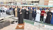 محافظ أسيوط يؤدي صلاة عيد الأضحى بساحة أرض الملاعب بحضور المواطنين