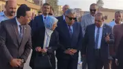 محافظ الدقهلية يشهد ذبح أول أضحية بمجزر ميت الكرماء