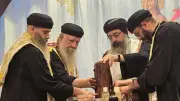 تطييب رفات القديس مار يوحنا الحبيب بالمنصورة وعيد تكريس الكنيسة