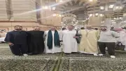 أحمد حاتم ينشر صورا من الحج مع مصطفى حسني ومصطفى عاطف