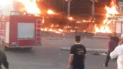 السيطرة على حريق مطعم في العبور بثلاث سيارات إطفاء