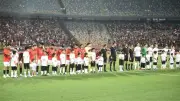 مراسم تكريم منتخب روسيا بعد ودية مصر على ستاد القاهرة