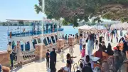 إقبال كثيف على شواطئ وحدائق كفر الشيخ في ختام عيد الأضحى