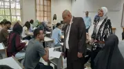 نائب رئيس جامعة القاهرة يتفقد امتحانات الترم الثاني بعد عيد الأضحى