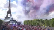 باريس سان جيرمان يحتفل بلقب دوري الأبطال أمام برج إيفل