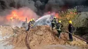 السيطرة على حريق مصنع أجهزة منزلية بالعاشر من رمضان والأدلة الجنائية تعاين