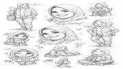 خطوات عمل التريند الجديد Sketch Style على شات جي بي تي لرسم البشر