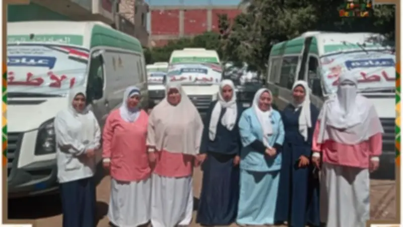 قافلة طبية مجانية لصحة بني سويف تخدم أكثر من 1000 مريض في قرية زكي فاضل
