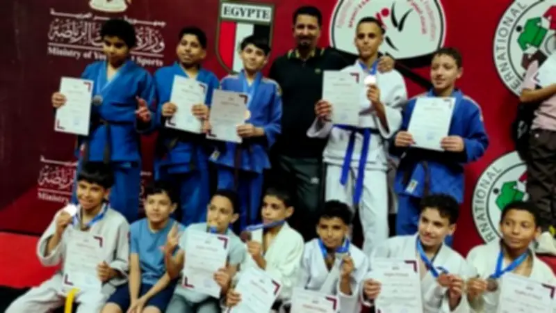 أبطال الدقهلية يحصدون 19 ميدالية في بطولة الجمهورية للجودو