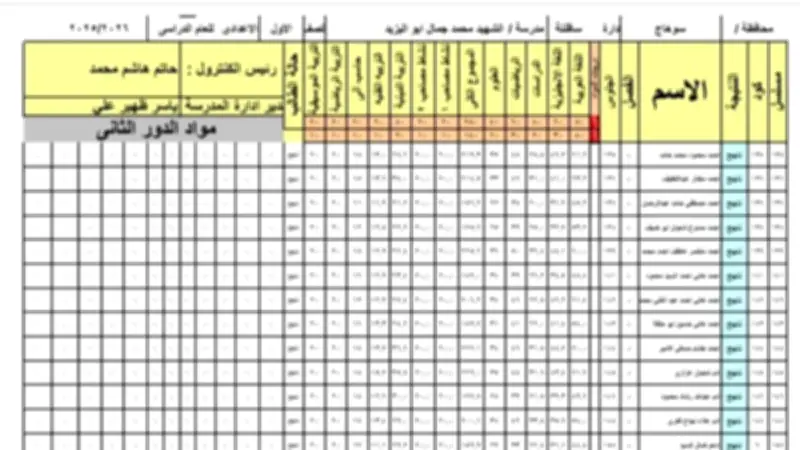 نتيجة الصف الأول الإعدادي الترم الثاني 2026 بالاسم ورقم الجلوس