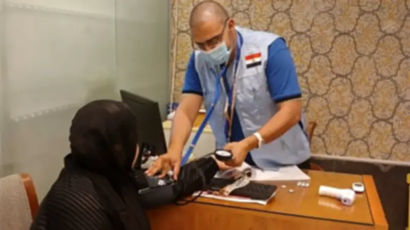 الصحة: تقديم 24,976 خدمة طبية في عيادات بعثة الحج بالأراضي المقدسة
