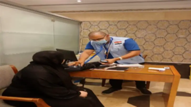 وزارة الصحة: تقديم 24,976 خدمة طبية عبر عيادات بعثة الحج المصرية بالسعودية