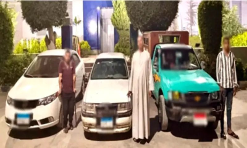 ضبط 3 سائقين يسيرون عكس الاتجاه على طريق بني سويف الصحراوي
