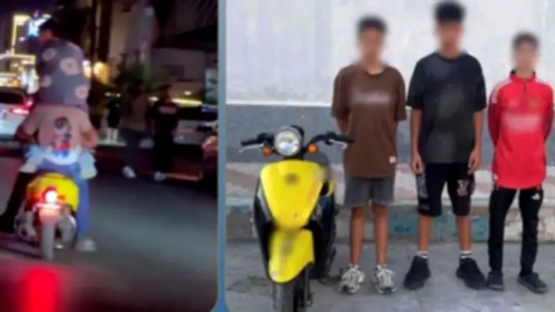 القبض على 3 طلاب استعرضوا بدراجة نارية في بورسعيد وعرضوا حياة المواطنين للخطر