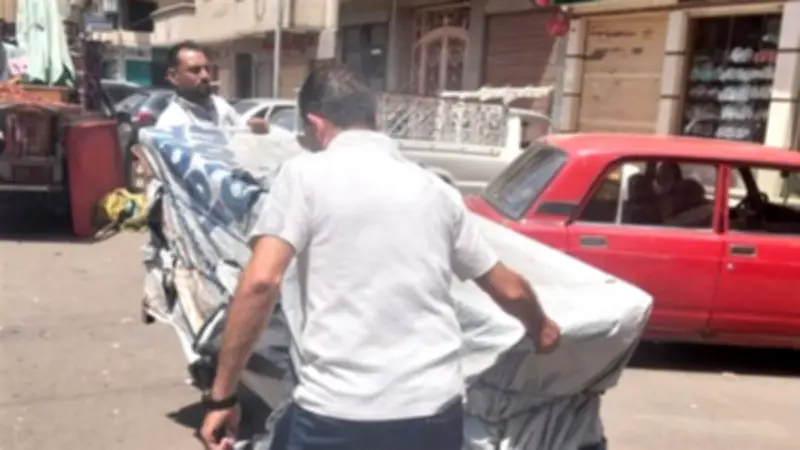 رفع 320 حالة إشغال في حملة مكبرة لإعادة الانضباط بشوارع دمنهور