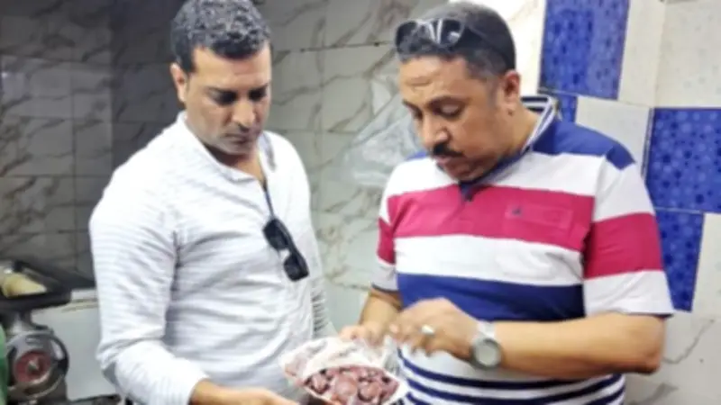 ضبط 330 كيلو لحوم ودواجن فاسدة داخل مطاعم شهيرة بأسيوط