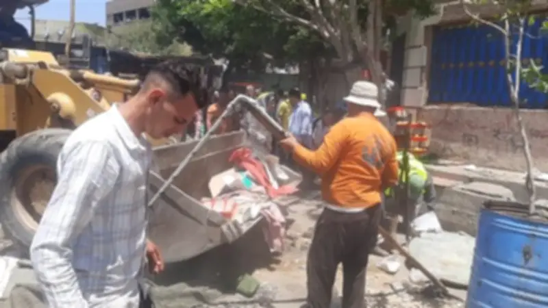 رفع 361 حالة إشغال خلال حملة مكبرة في شوارع دمنهور بالبحيرة