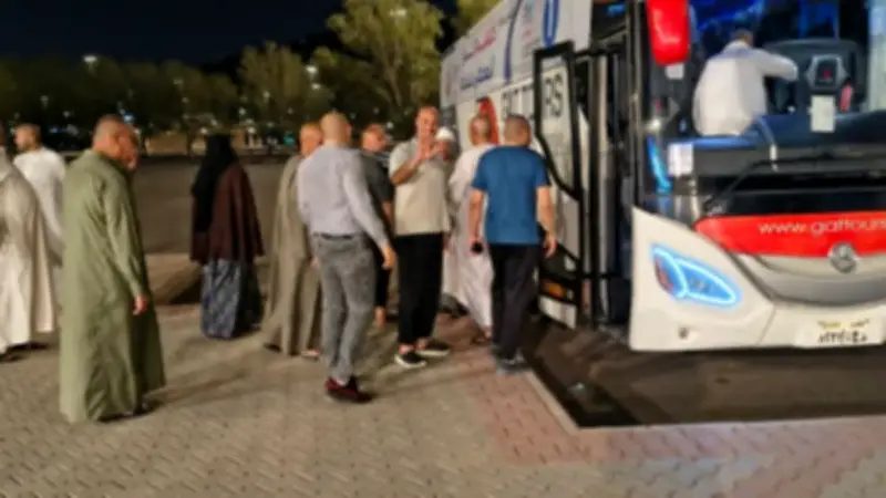 بدء أولى رحلات عودة الحج السياحي البري بـ4 حافلات من العقبة